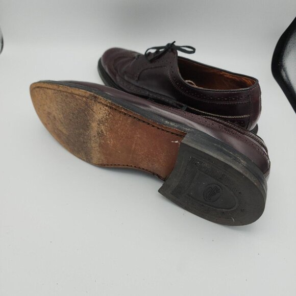 O\'Sullivan Vintage 1963 Wingtip Oxford Dress Shoes Size 8.5 Austin Reeves